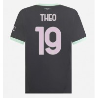 AC Milan Theo Hernandez #19 Tretí futbalový dres 2024-25 Krátky Rukáv